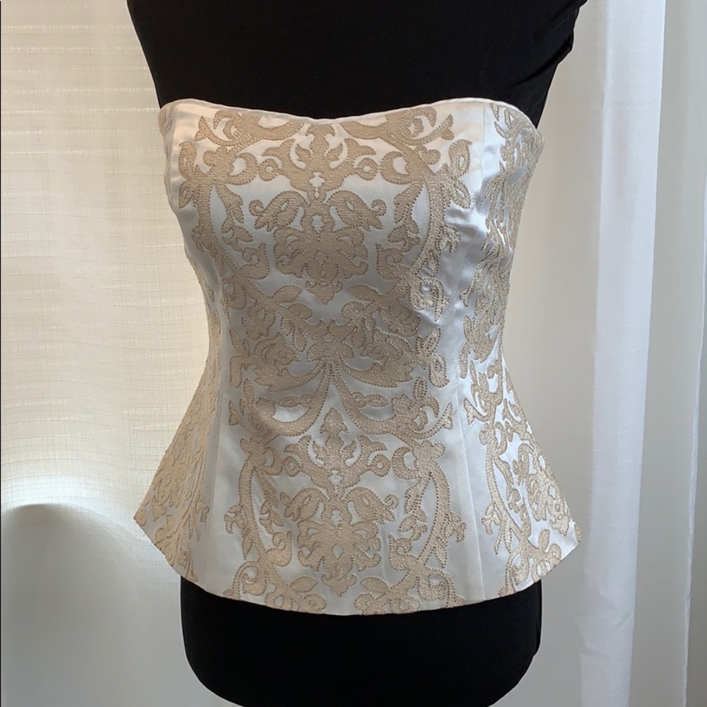 White House Black Market Corset Top